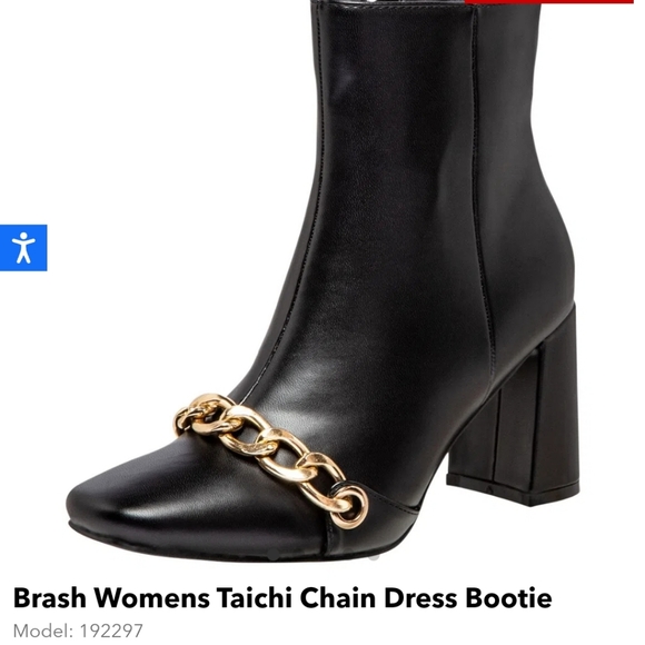 Brash Womens Taichi Chain Dress Bootie - Picture 2 of 9
